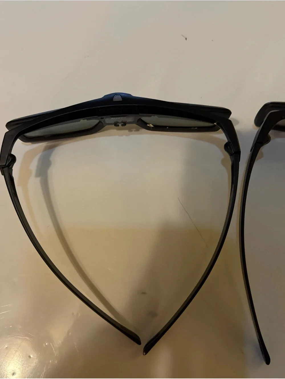 Lot Of 2 Sony TDG-BT400A Active 3D Glasses New Batteries Turns On To Sync *See